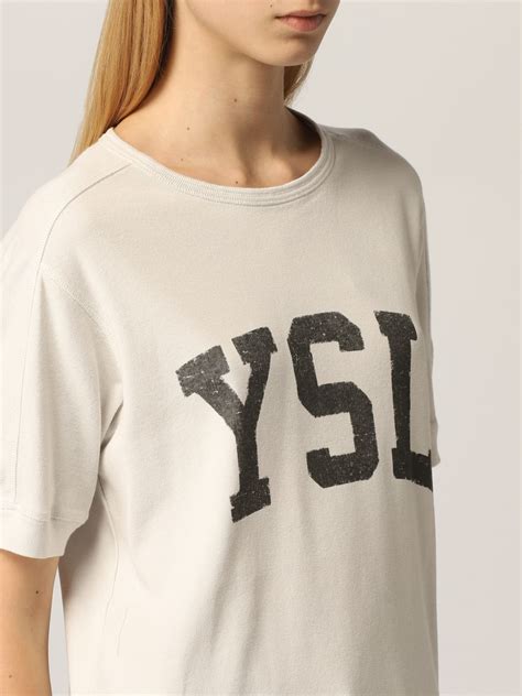 camiseta yves saint laurent mujer|Tienda en línea oficial de Saint Laurent .